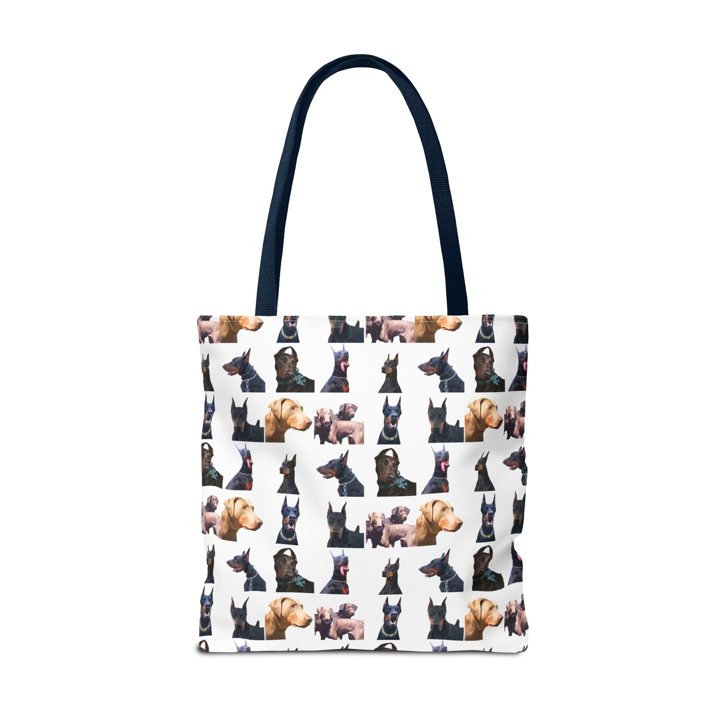 Edition 8 Doberman Model Pattern White Tote Bag