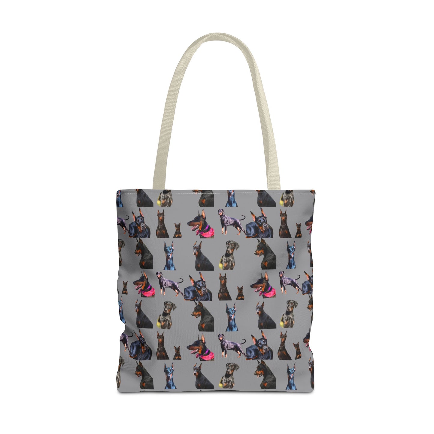 Edition 7 Doberman Model Pattern Gray Tote Bag