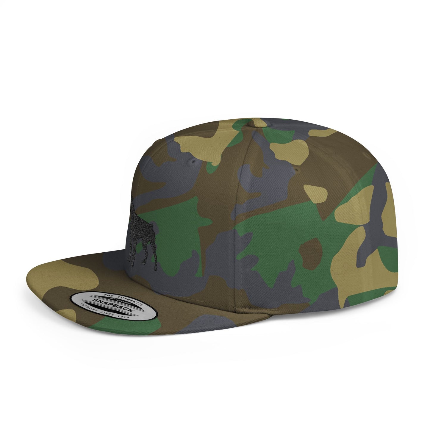 Silhouette 2 Embroidered Flat Bill Snapback