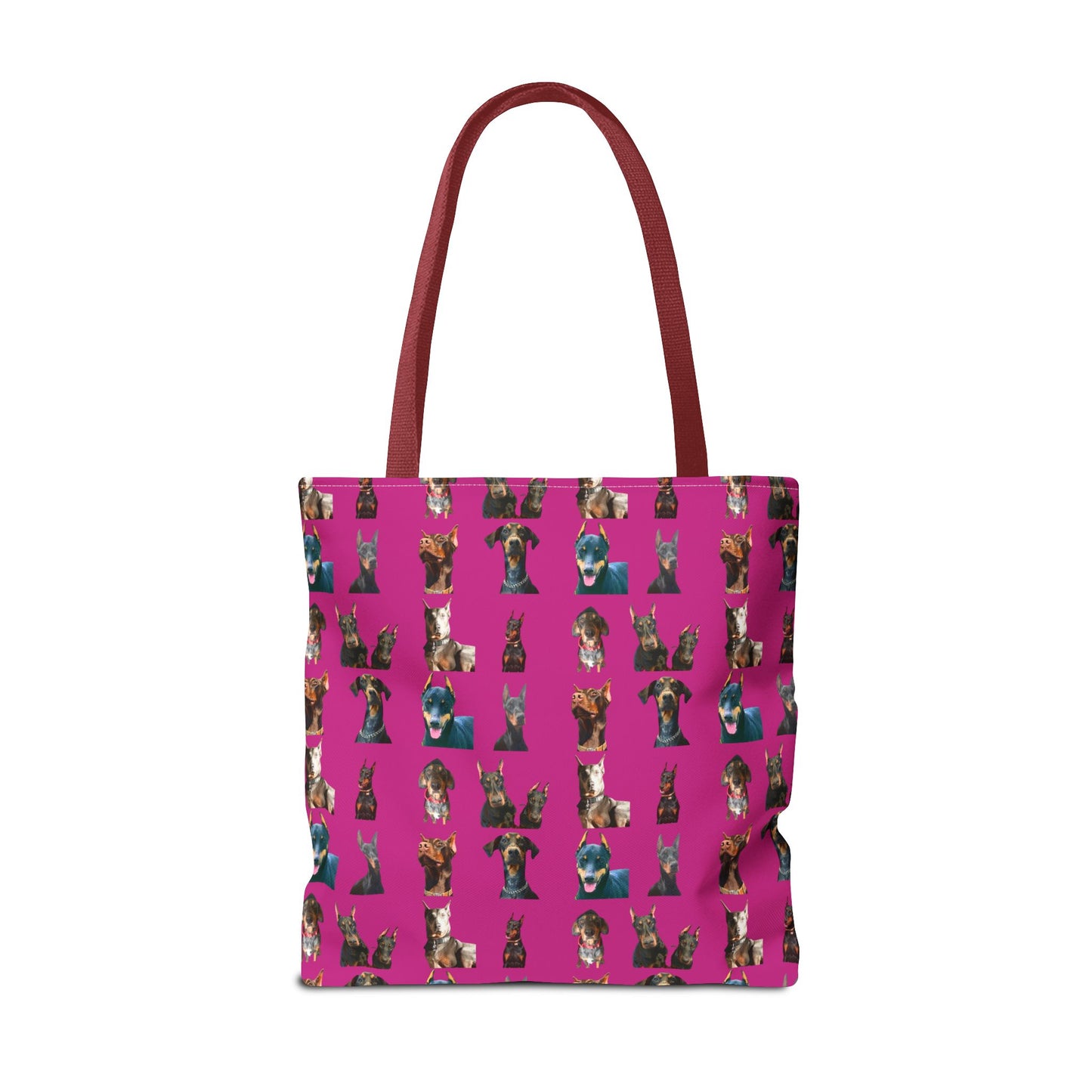 Edition 4 Doberman Model Pattern Pink Tote Bag