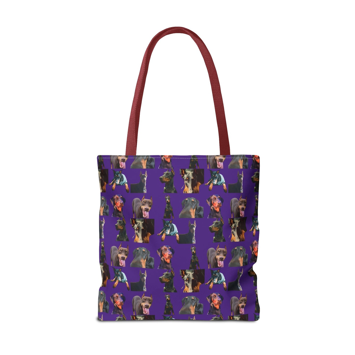 Edition 3 Doberman Model Pattern Purple Tote Bag