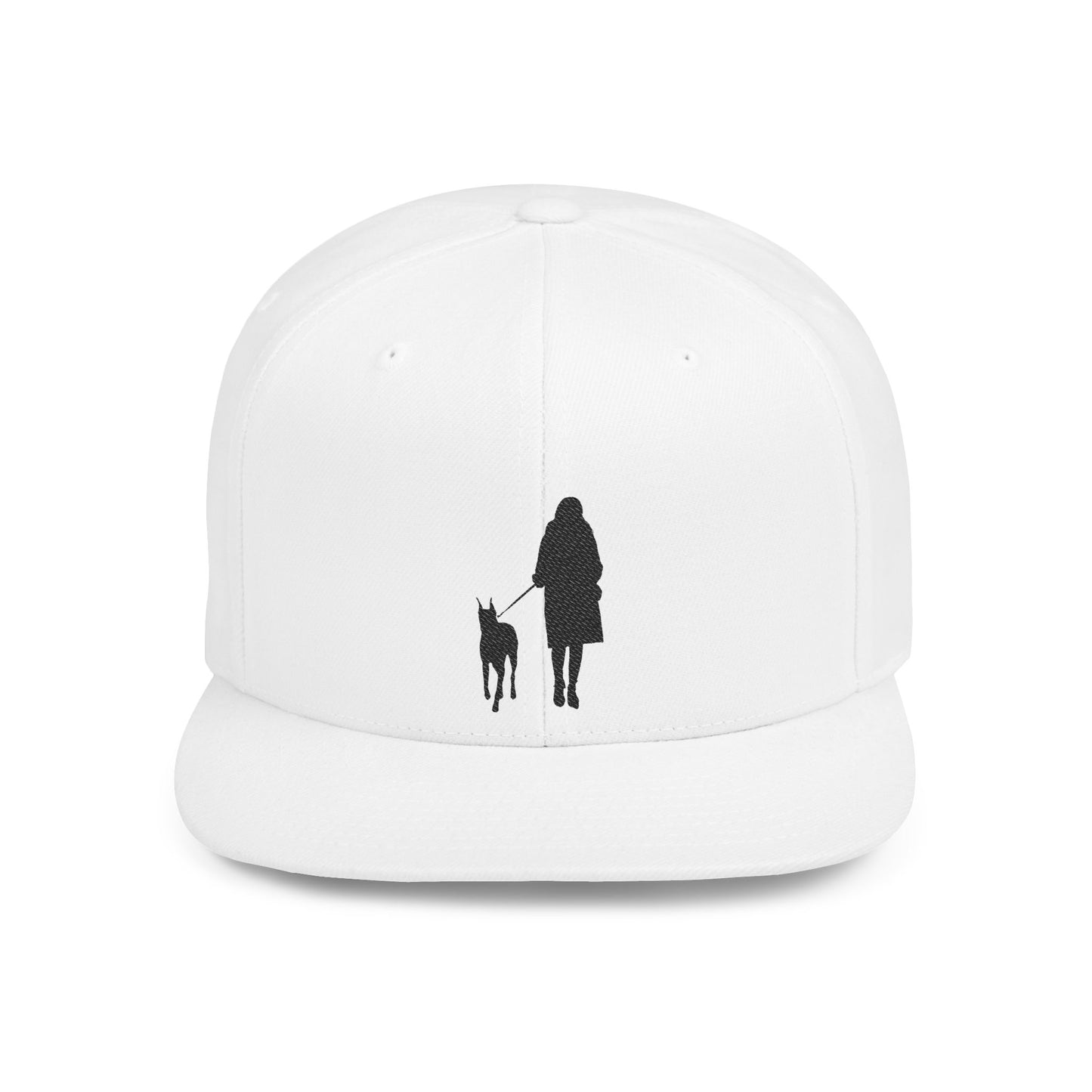 Queen 1 Embroidered Flat Bill Snapback