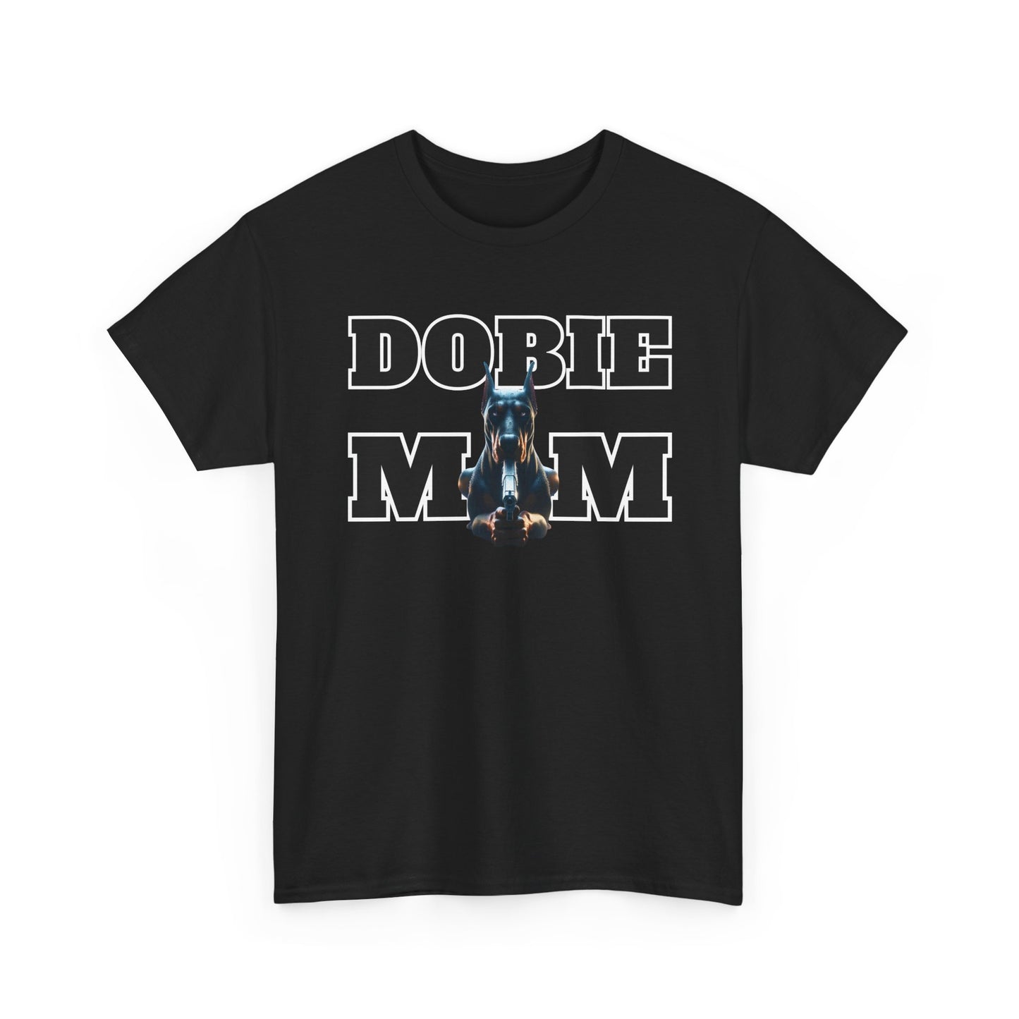 Dobie Mom 06 2025 Unisex Heavy Cotton Tee