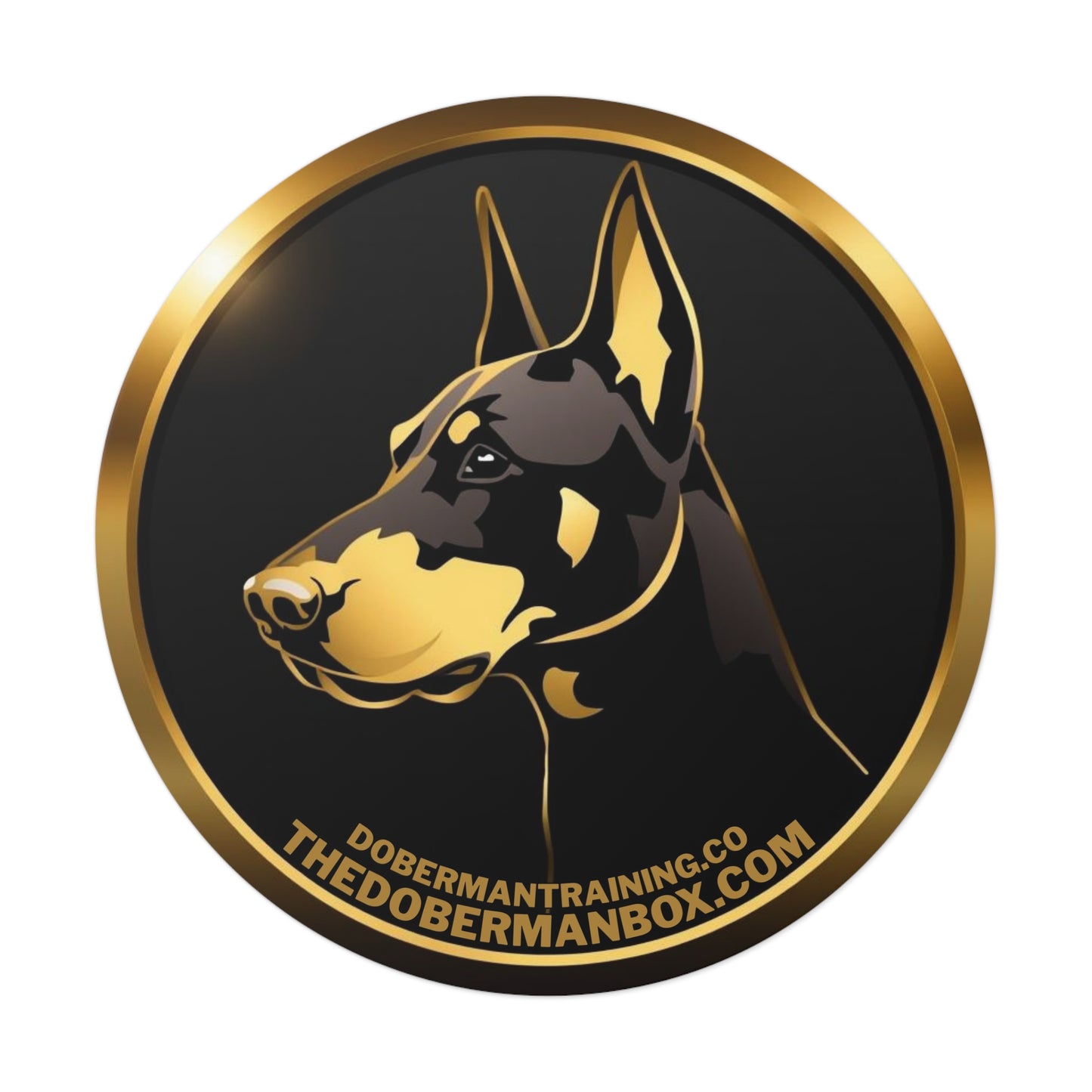 Doberman Decal (thedobermanbox.com)