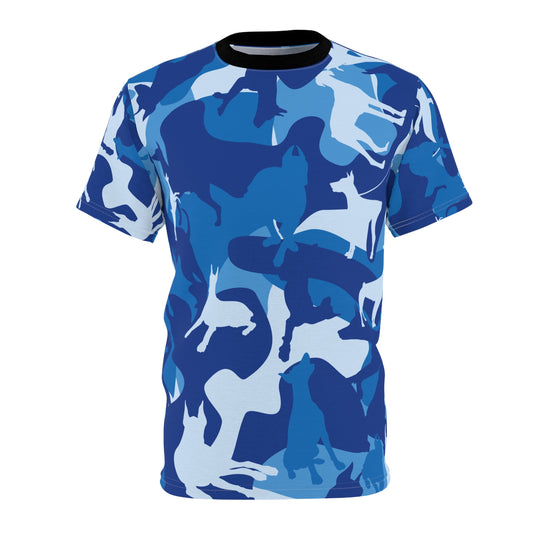 Doberman Camo 2 Unisex Cut & Sew Tee (AOP)