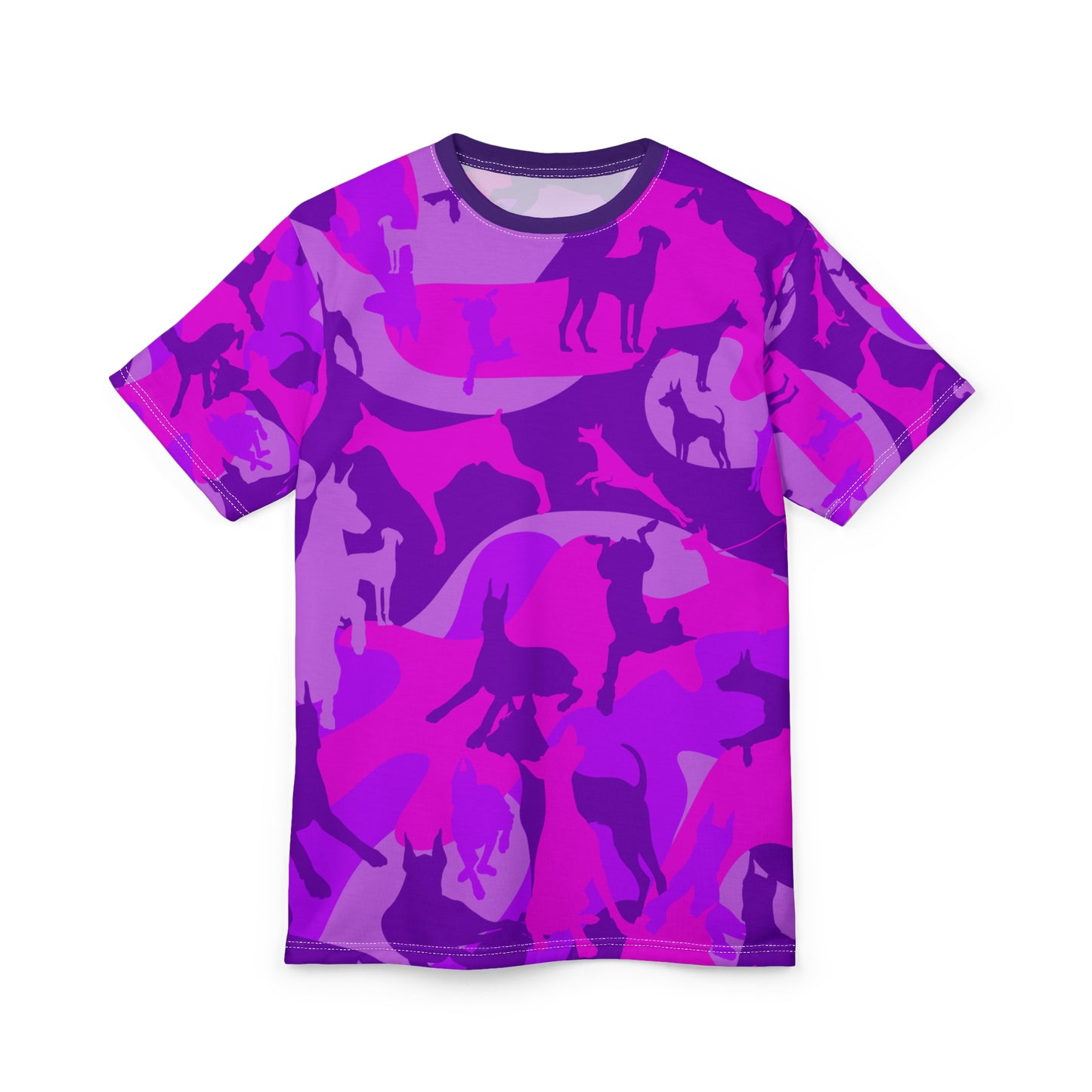 Doberman Camo 5 Unisex Cut & Sew Tee (AOP)
