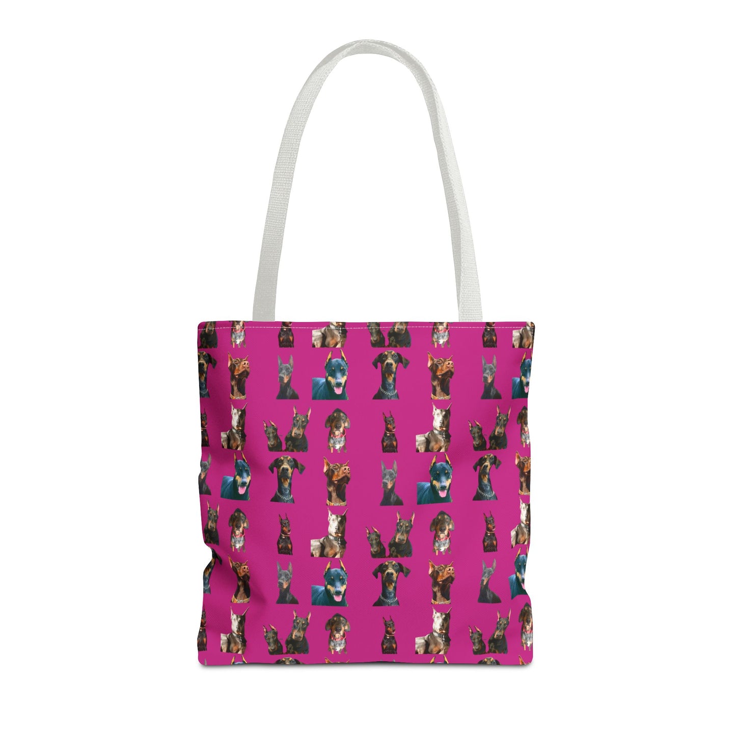 Edition 4 Doberman Model Pattern Pink Tote Bag