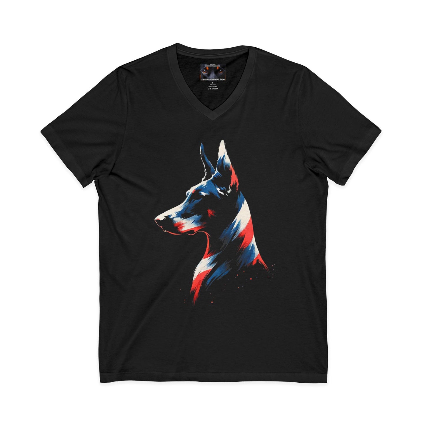 Service 1 Private Label Unisex Jersey Short Sleeve V-Neck Tee