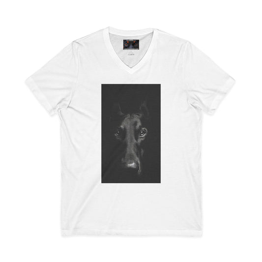 Eye see you Private Label Unisex Jersey Short Sleeve V-Neck Tee