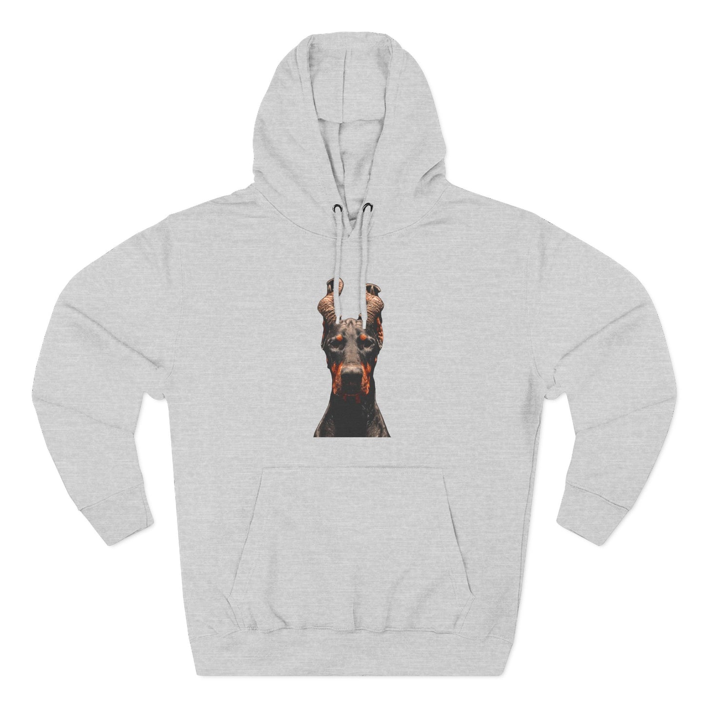 Doberman Goat 1 Fleece Hoodie