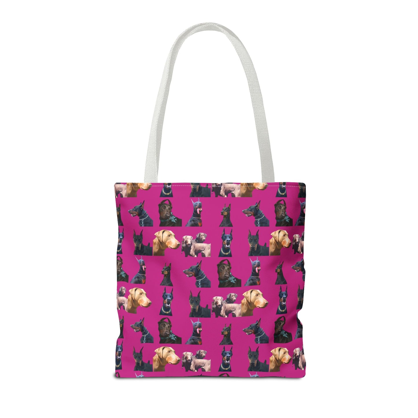 Edition 8 Doberman Model Pattern Pink Tote Bag