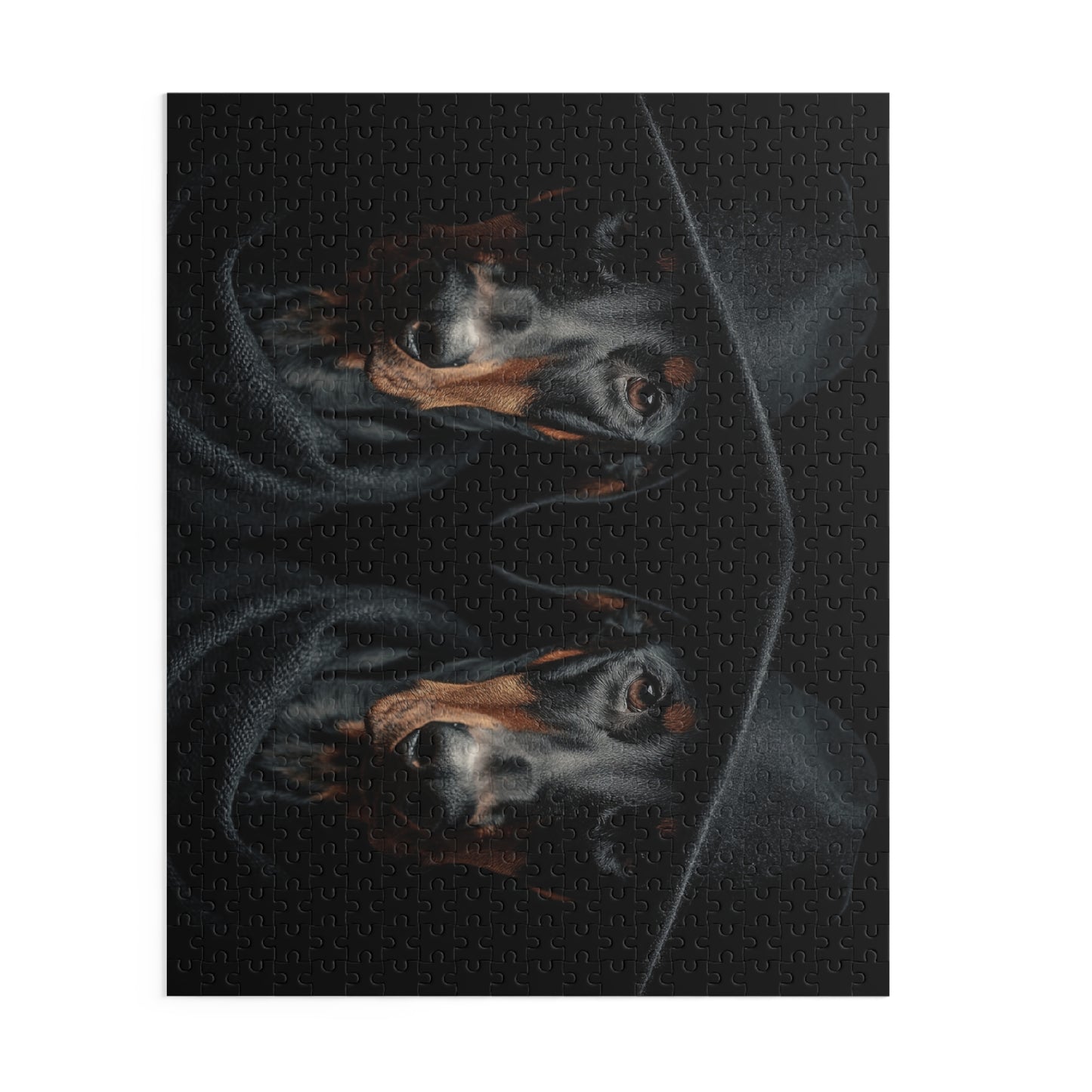 Human Mental Stimulation 3 Puzzle Black Lab Portrait Puzzle 1 Jigsaw (120/252/500 Pieces)