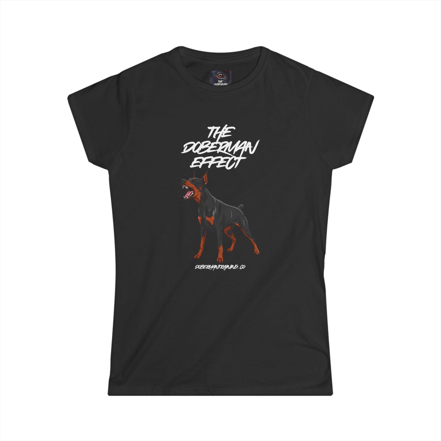 Doberman Effect 1 Women's Softstyle Tee
