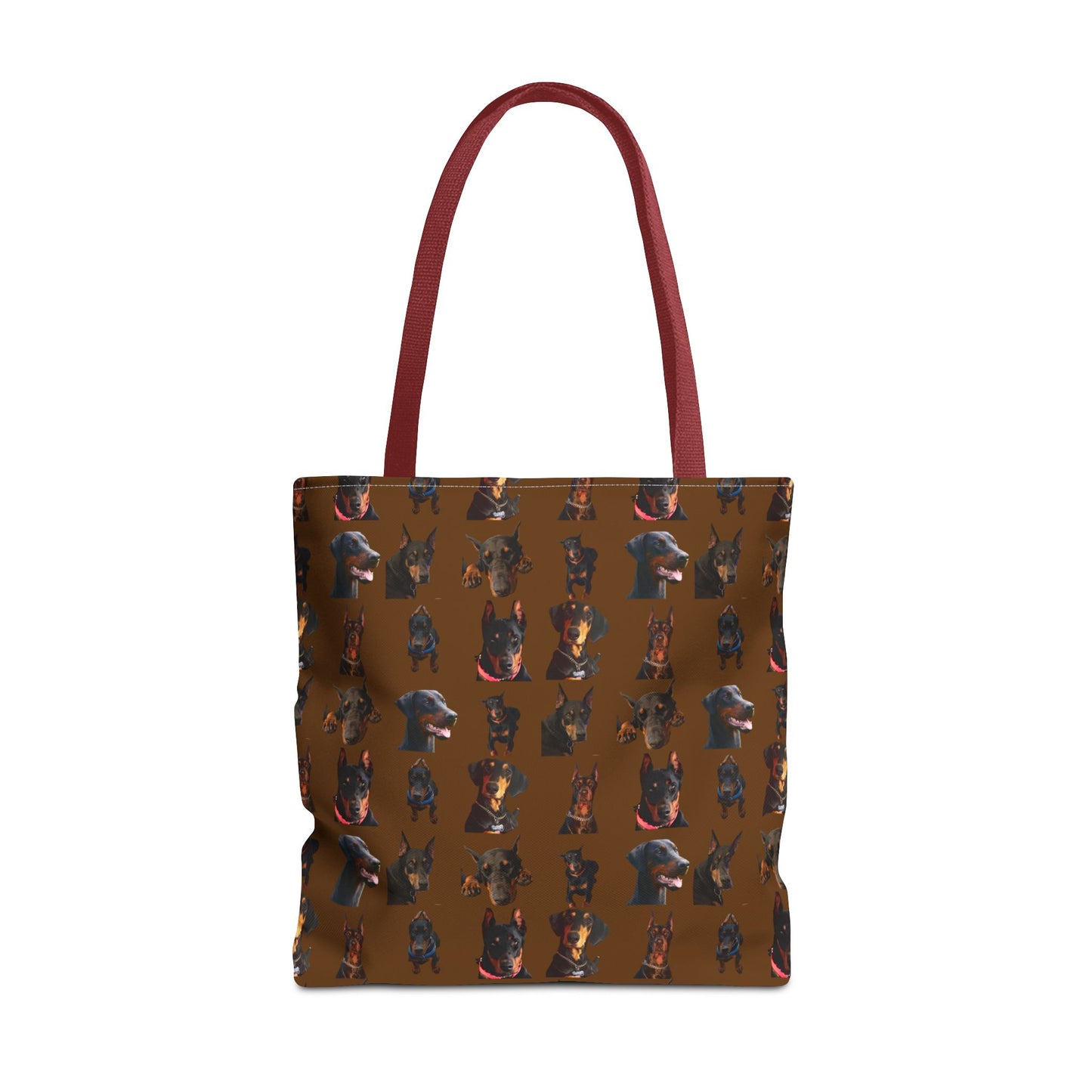 Edition 2 Doberman Model Pattern Brown Tote Bag