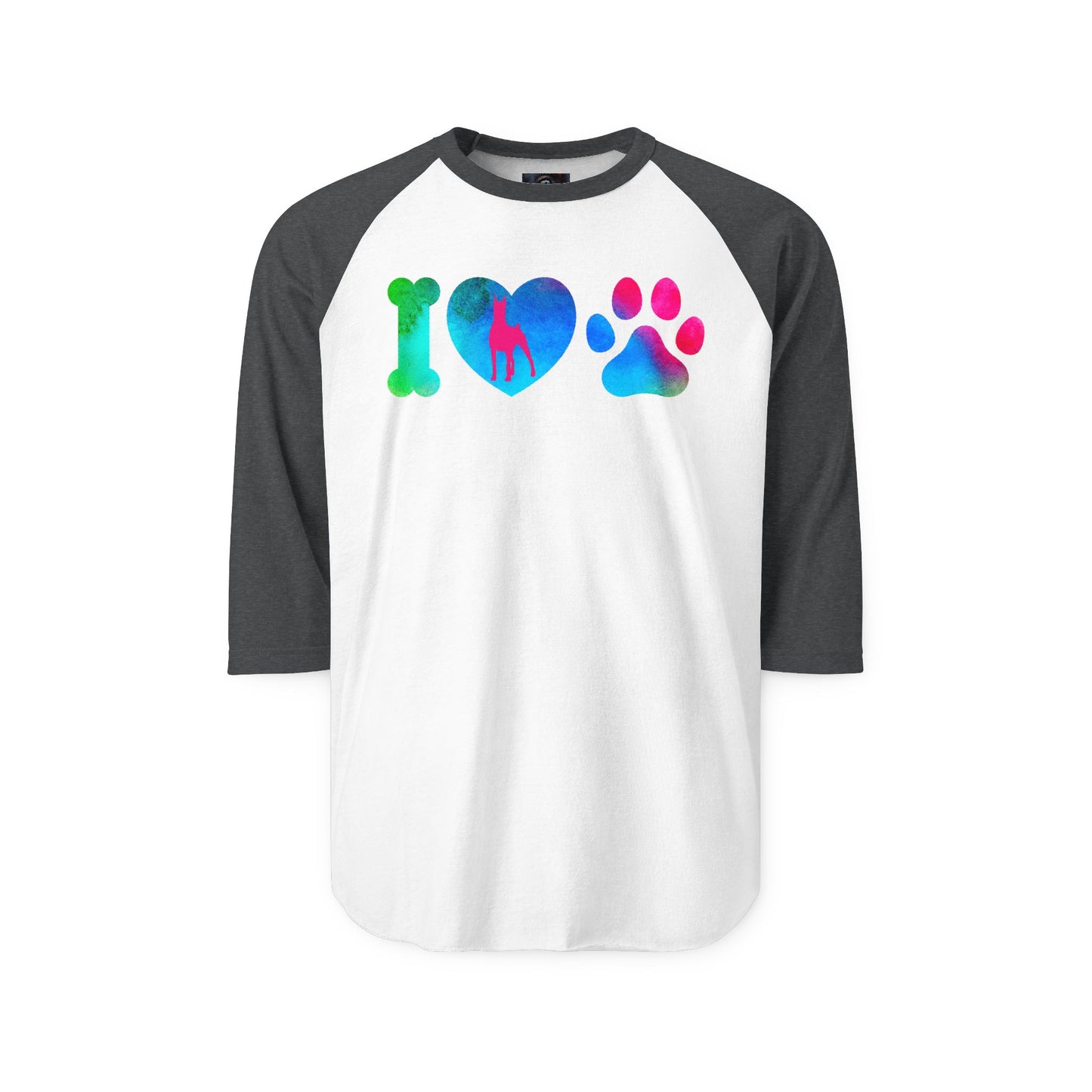 Love 1.1 Unisex Three-Quarter Sleeve Raglan Shirt