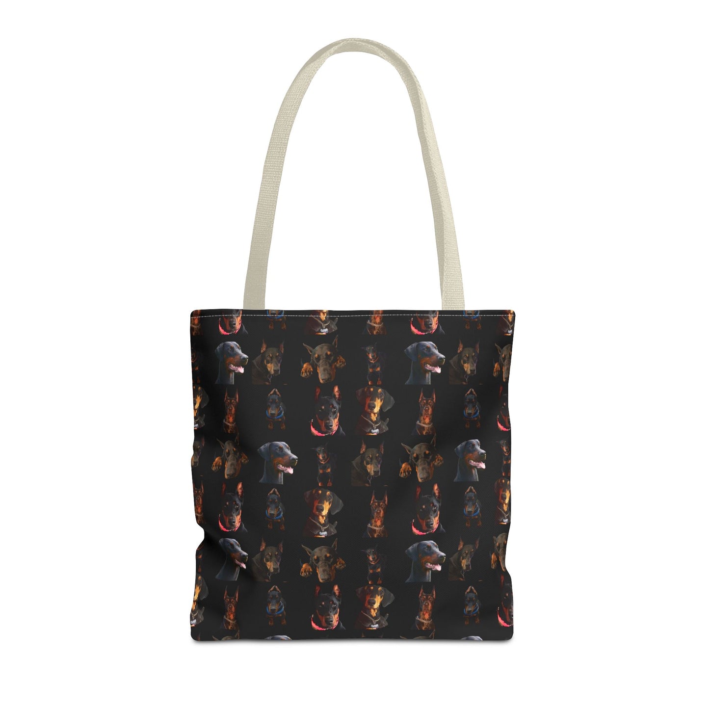 Edition 2 Doberman Model Pattern Black Tote Bag