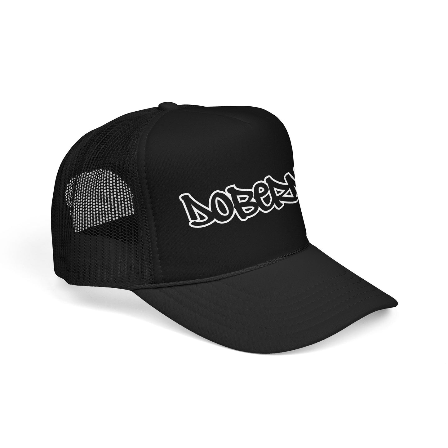 Doberman Graffiti Foam Trucker Hat Made in USA