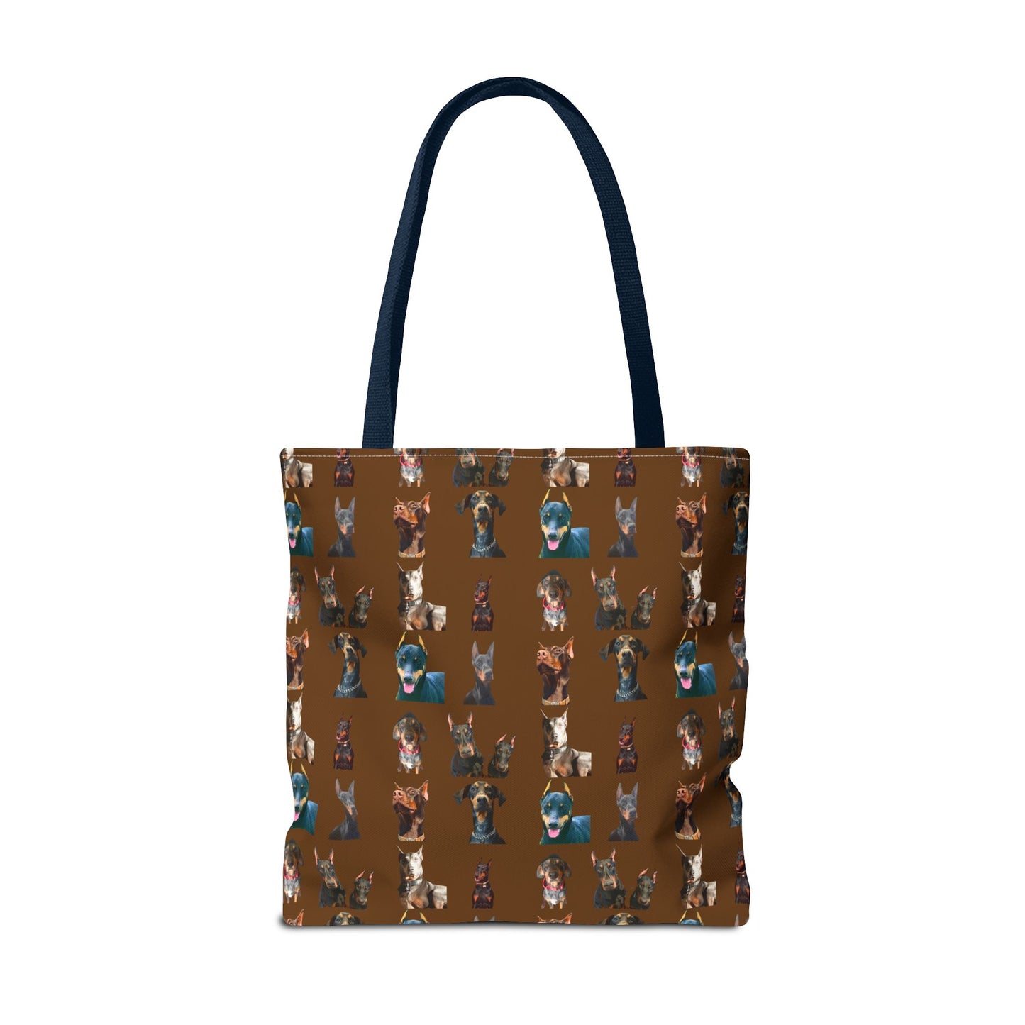Edition 4 Doberman Model Pattern Brown Tote Bag