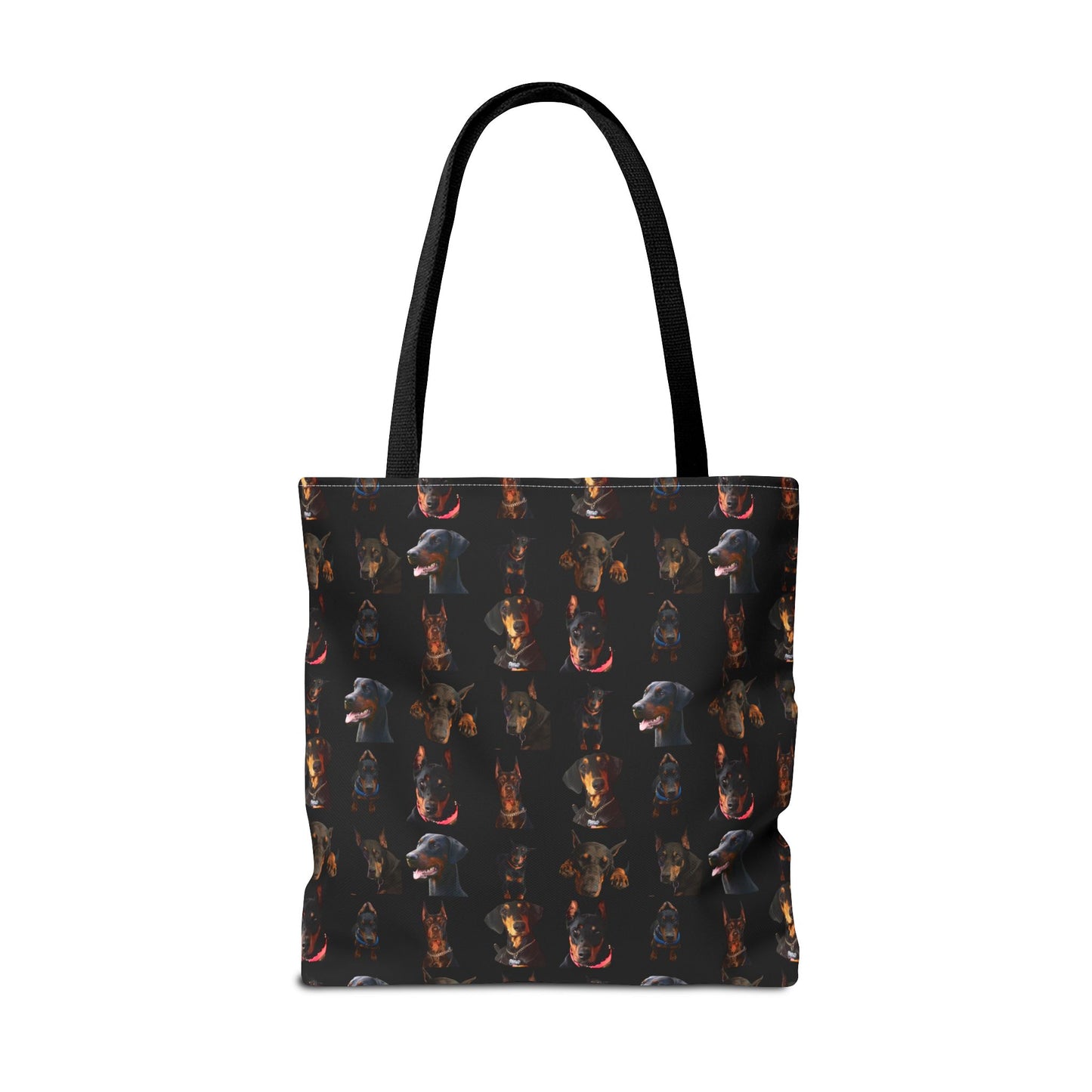 Edition 2 Doberman Model Pattern Black Tote Bag