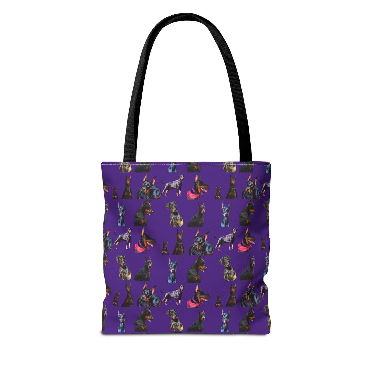 Edition 7 Doberman Model Pattern Purple Tote Bag