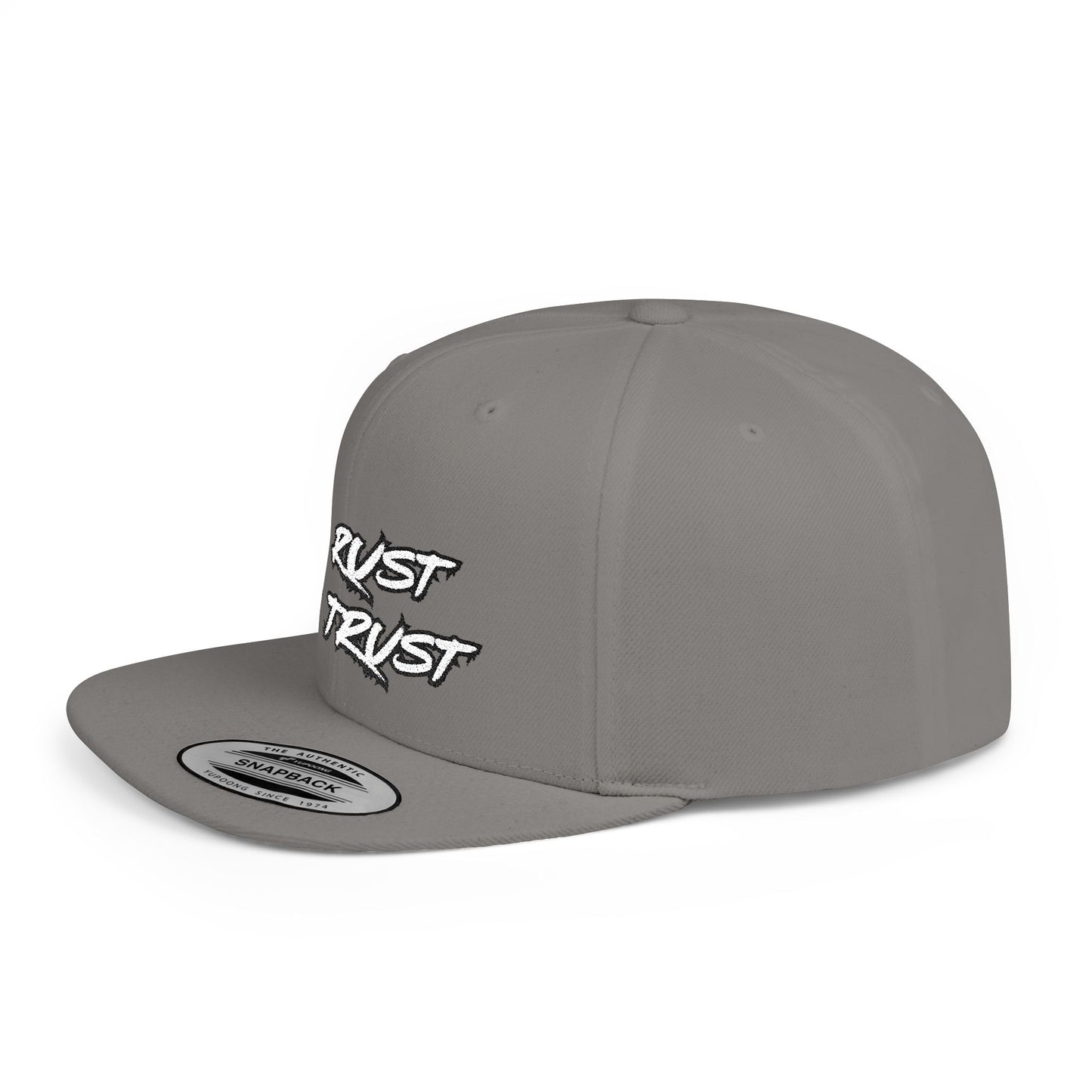 Rust 1 Embroidered Flat Bill Snapback