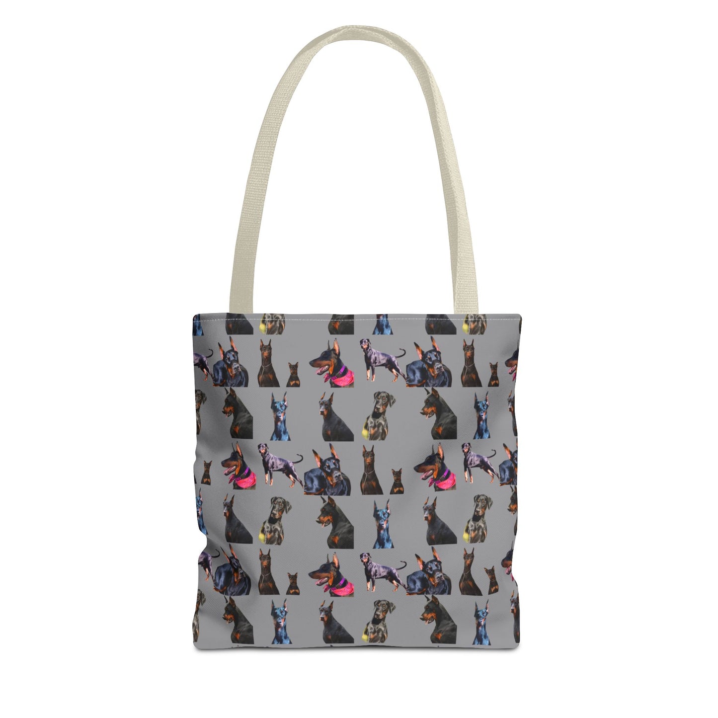 Edition 7 Doberman Model Pattern Gray Tote Bag