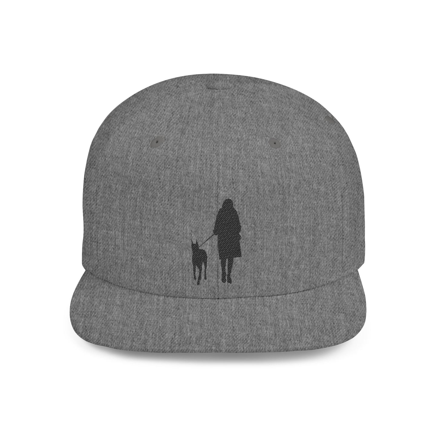 Queen 1 Embroidered Flat Bill Snapback