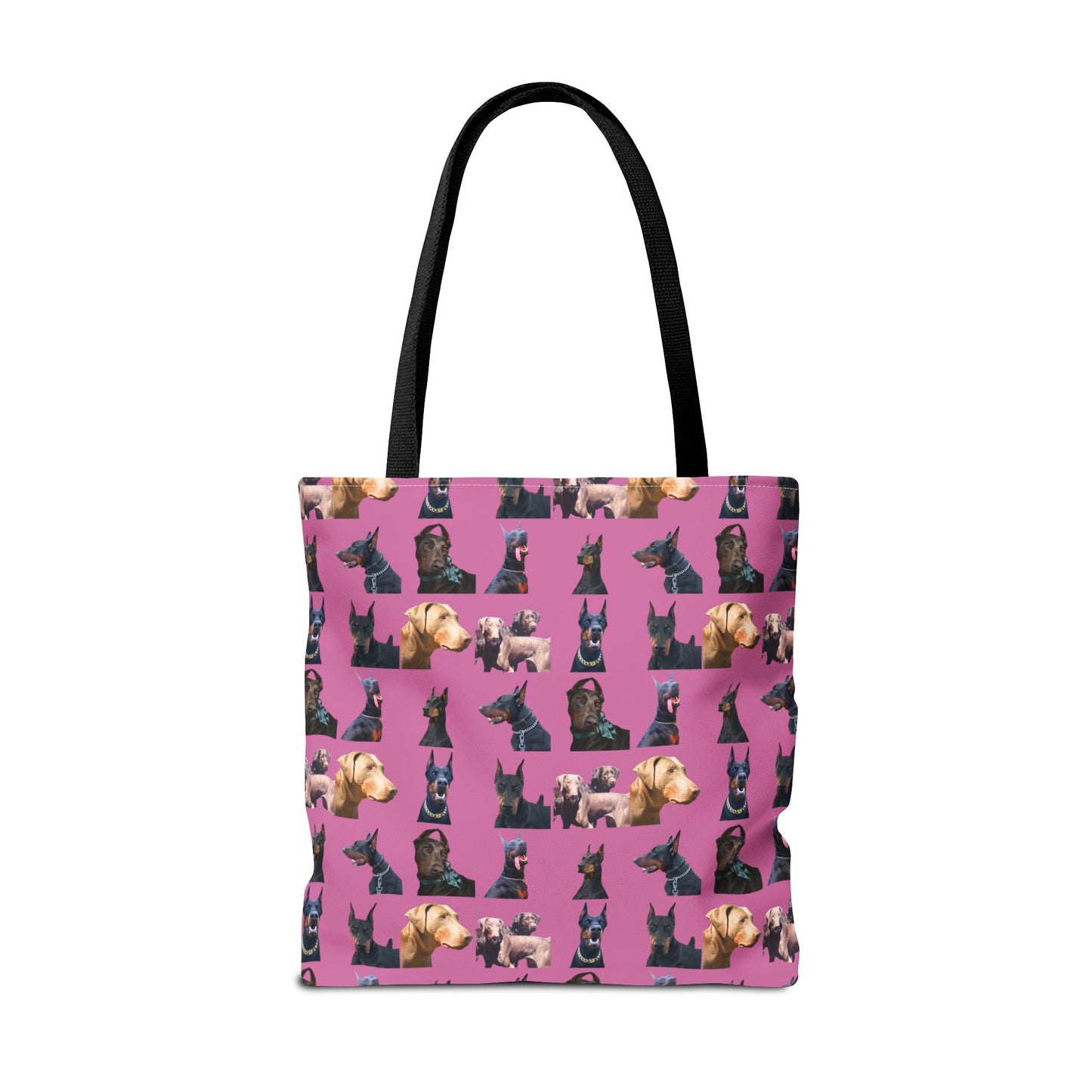 Edition 8 Doberman Model Pattern Light Pink Tote Bag