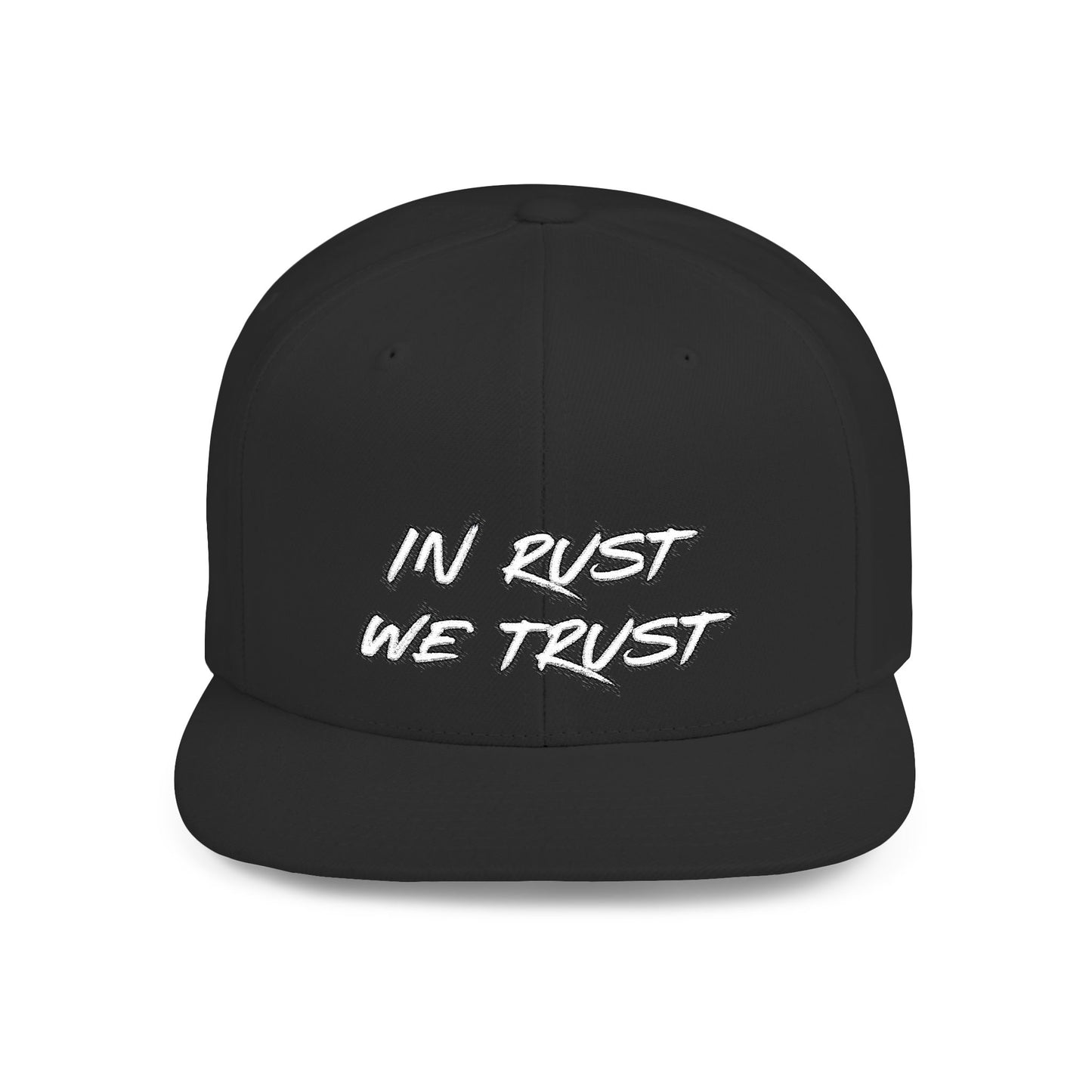 Rust 1 Embroidered Flat Bill Snapback