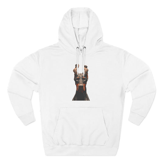 Doberman Goat 1 Fleece Hoodie
