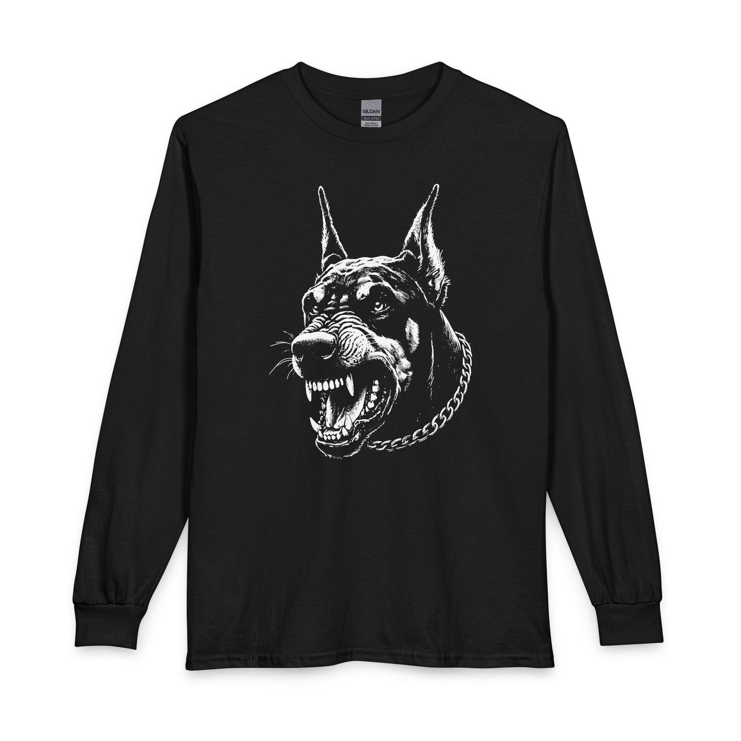 Protect 1  Long Sleeve Tee — Festive Doberman