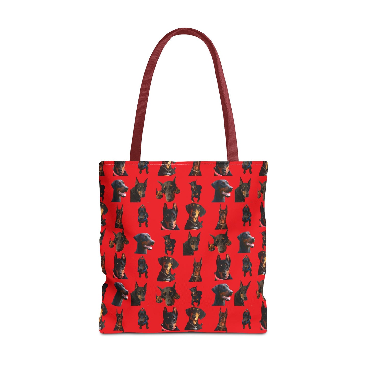 Edition 2 Doberman Model Pattern Red Tote Bag