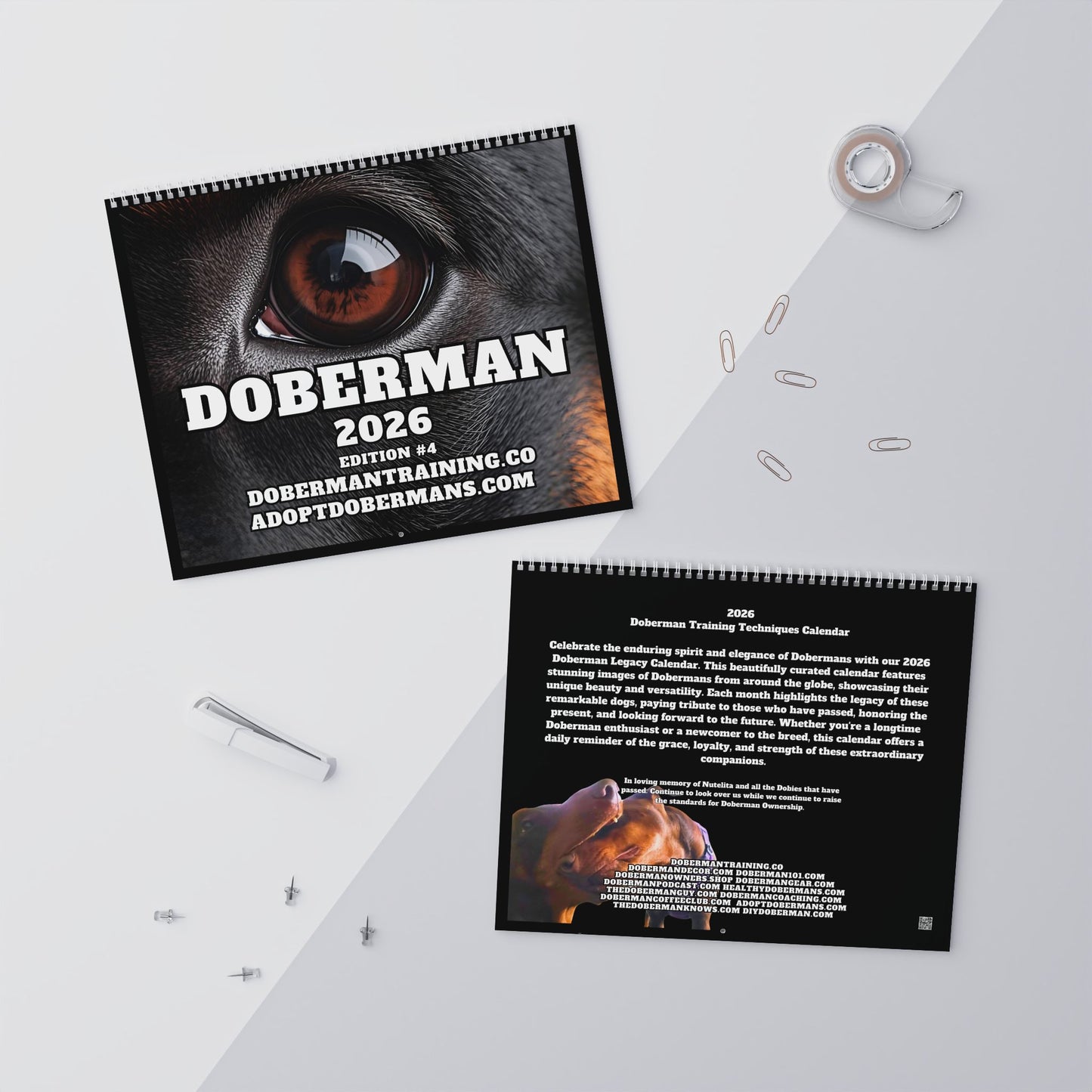 Edition 4 2026 Doberman Calendars
