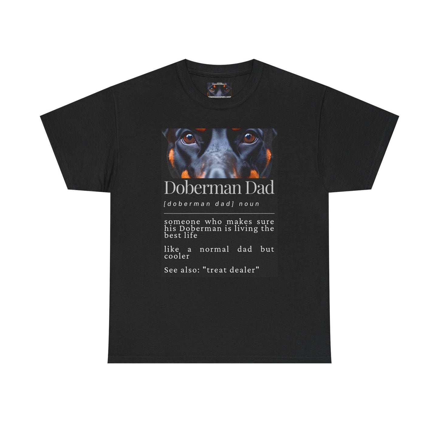 Doberman Dad S1 Private Lable Unisex Heavy Cotton Tee