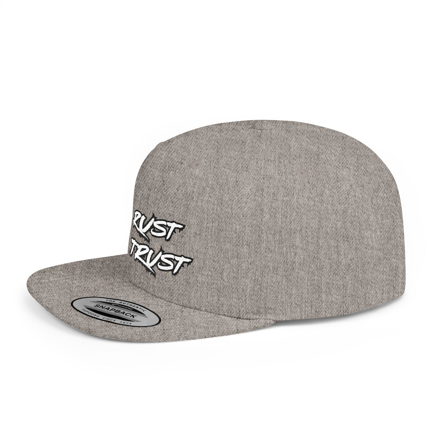 Rust 1 Embroidered Flat Bill Snapback