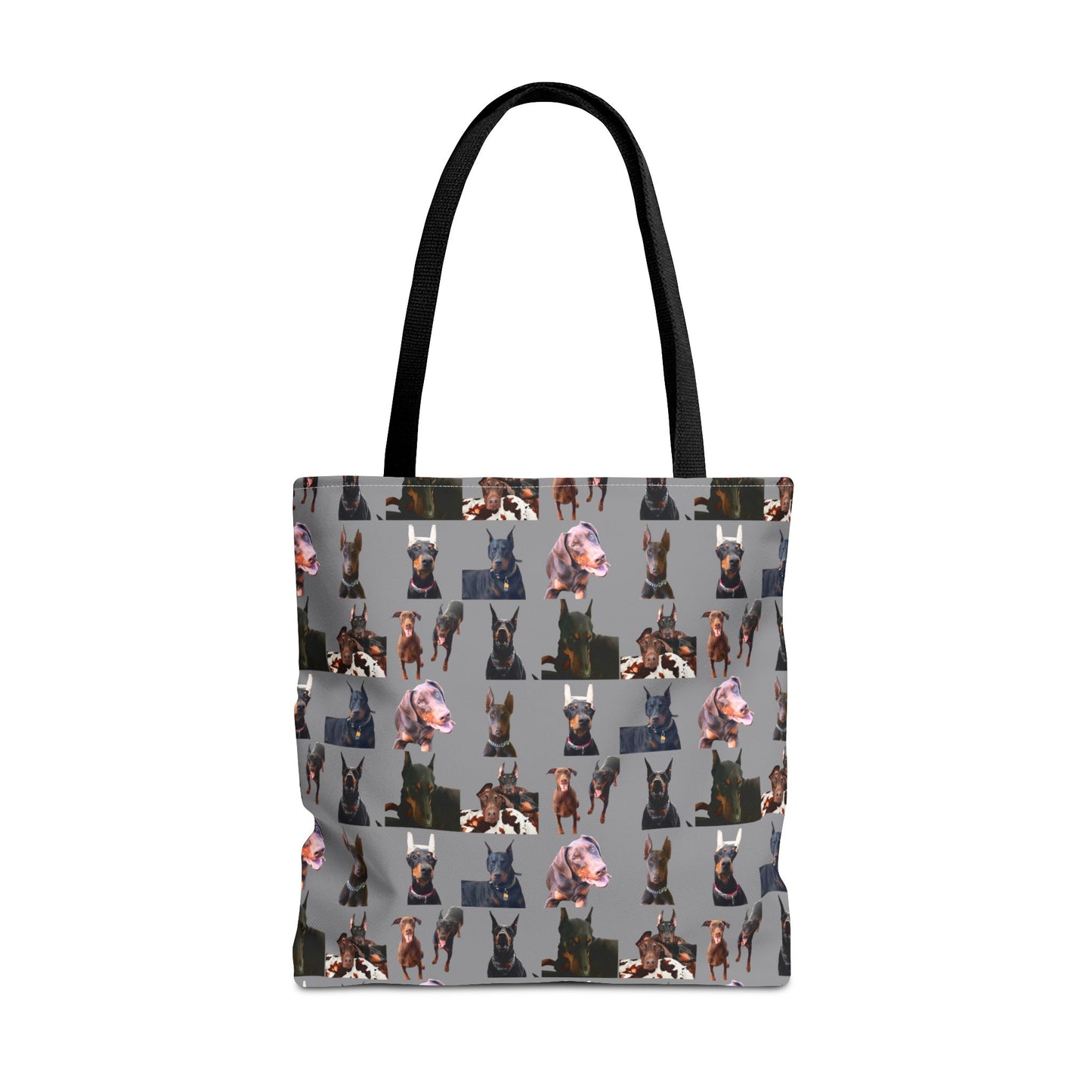 Edition 10 Doberman Model Pattern Gray Tote Bag