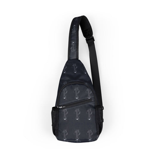 Sleek Doberman 1 Pattern Chest Bag — Minimalist Sling Pack