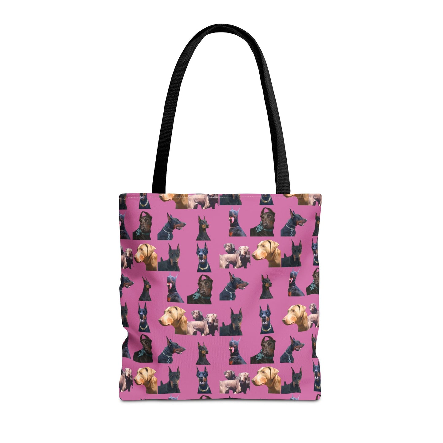 Edition 8 Doberman Model Pattern Light Pink Tote Bag
