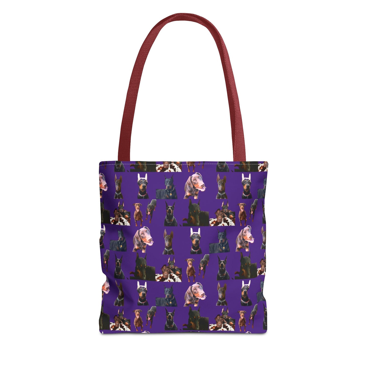 Edition 10 Doberman Model Pattern Purple Tote Bag