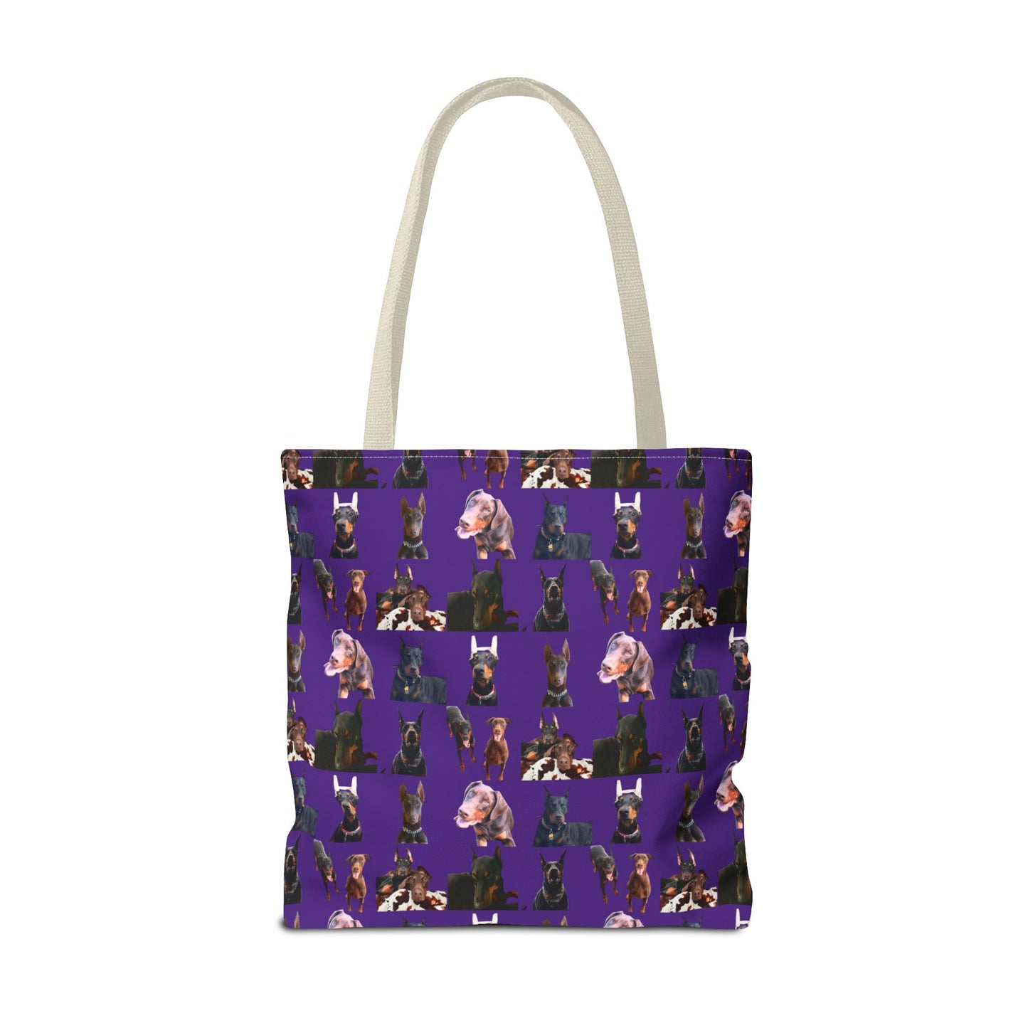 Edition 10 Doberman Model Pattern Purple Tote Bag