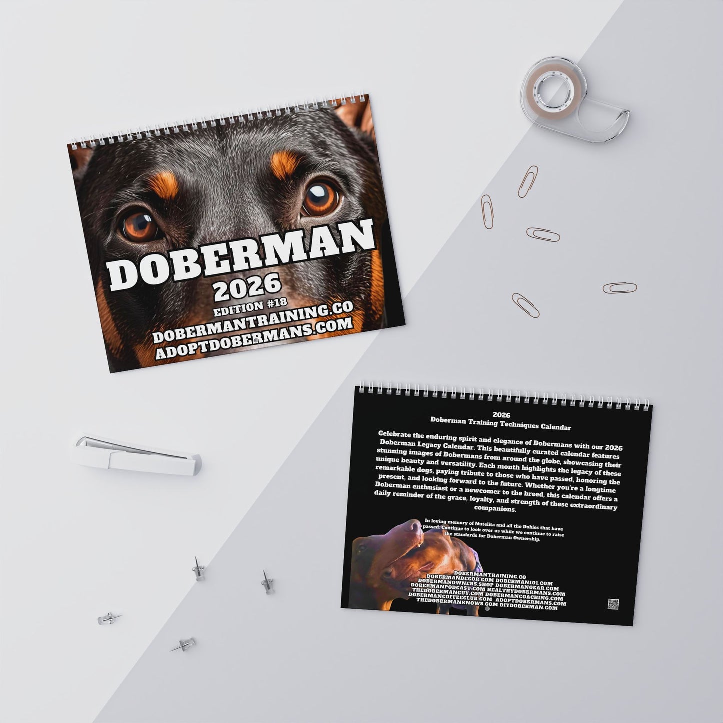 Edition 18 2026 Doberman Calendars