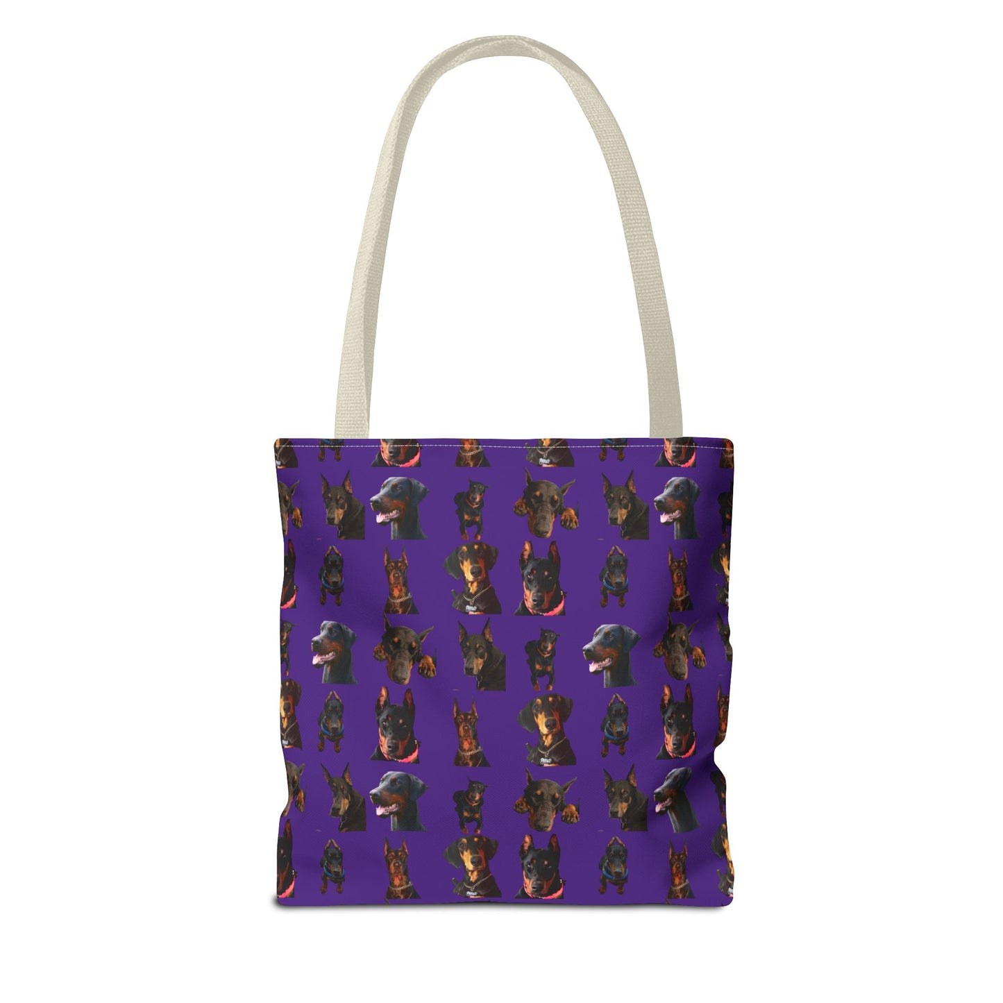 Edition 2 Doberman Model Pattern Purple Tote Bag