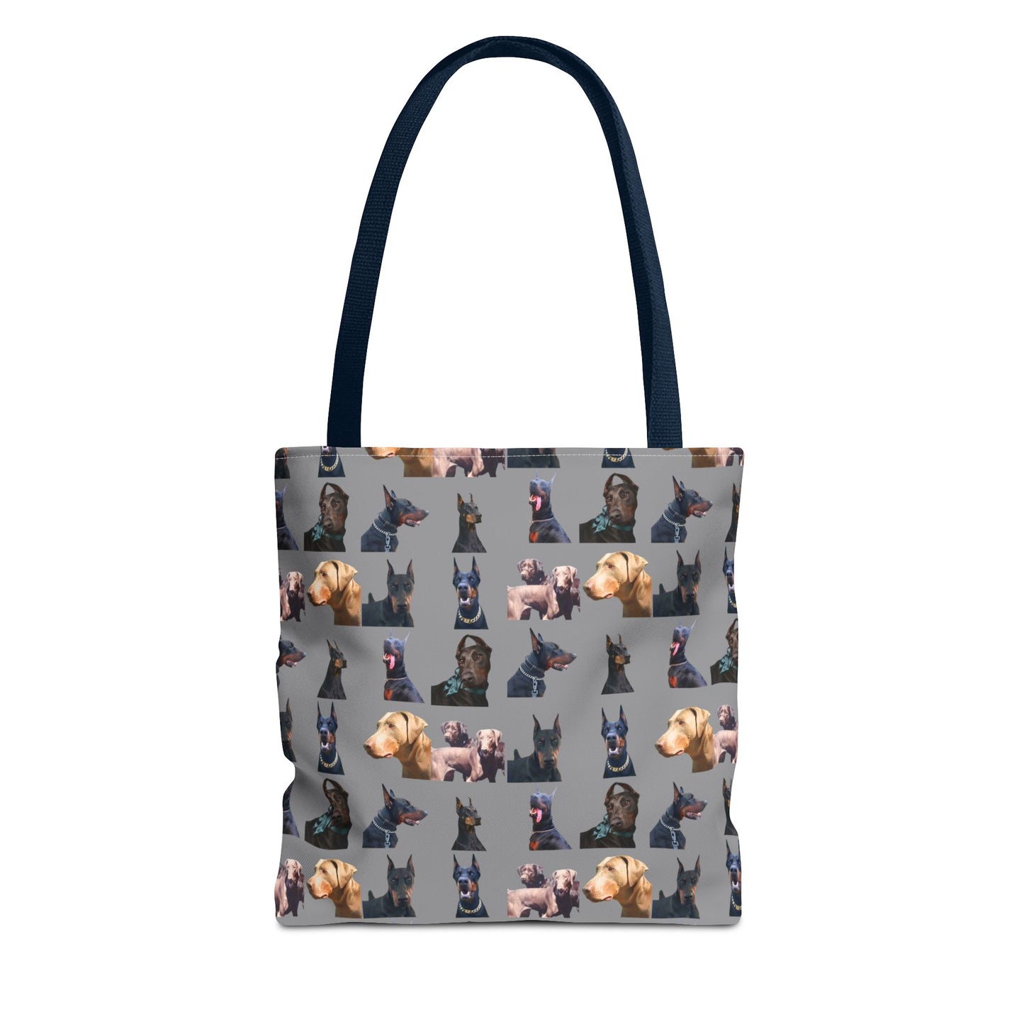 Edition 8 Doberman Model Pattern Gray Tote Bag