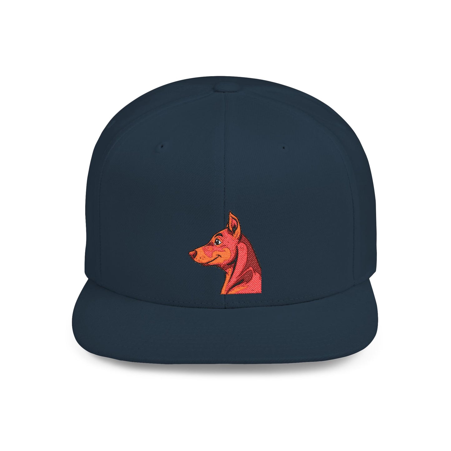 Custom Embroidered Flat Bill Snapback