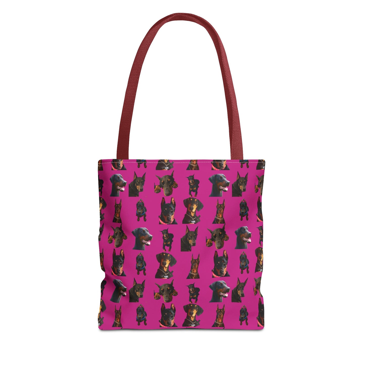 Edition 2 Doberman Model Pattern Miami Pink Tote Bag