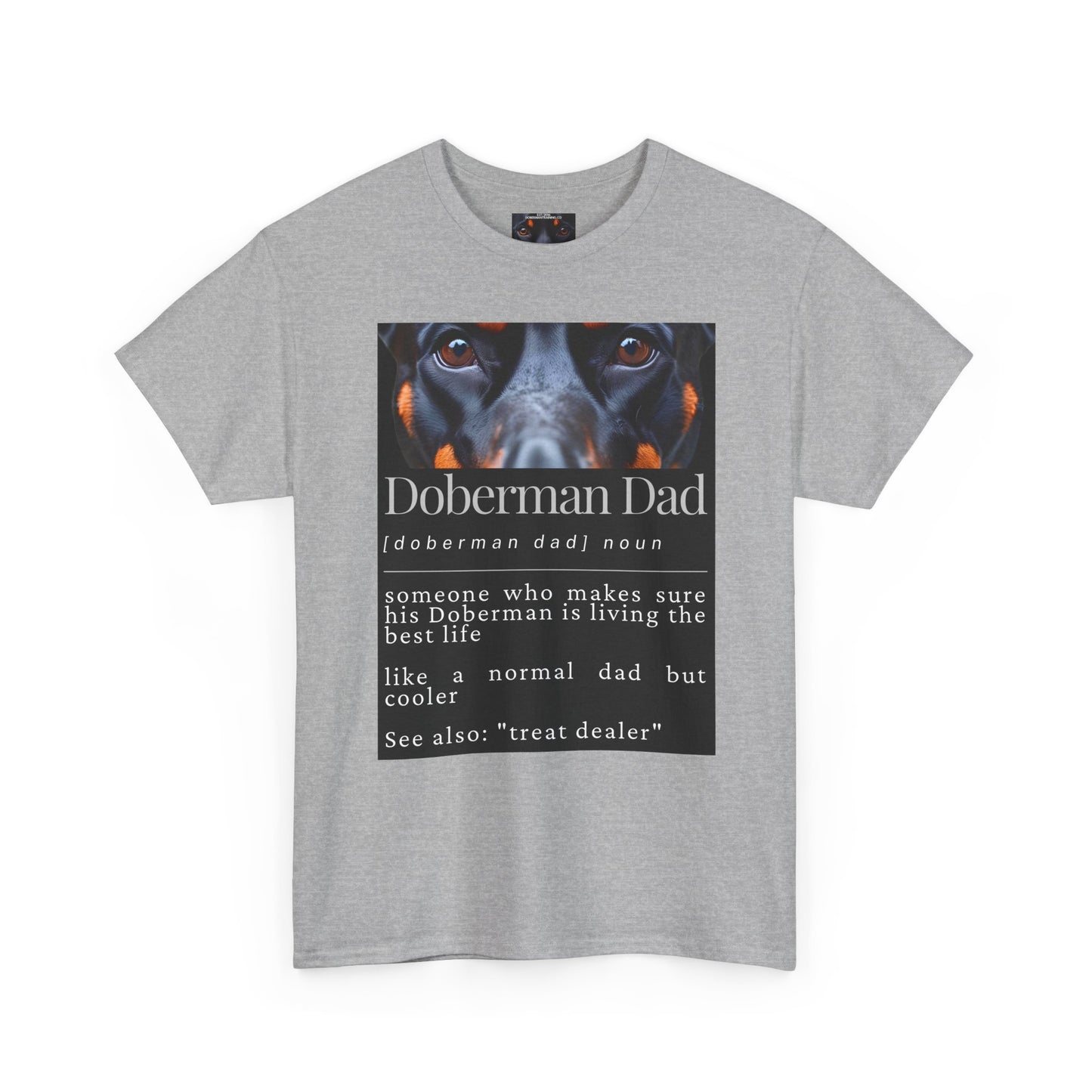 Doberman Dad S1 Private Lable Unisex Heavy Cotton Tee