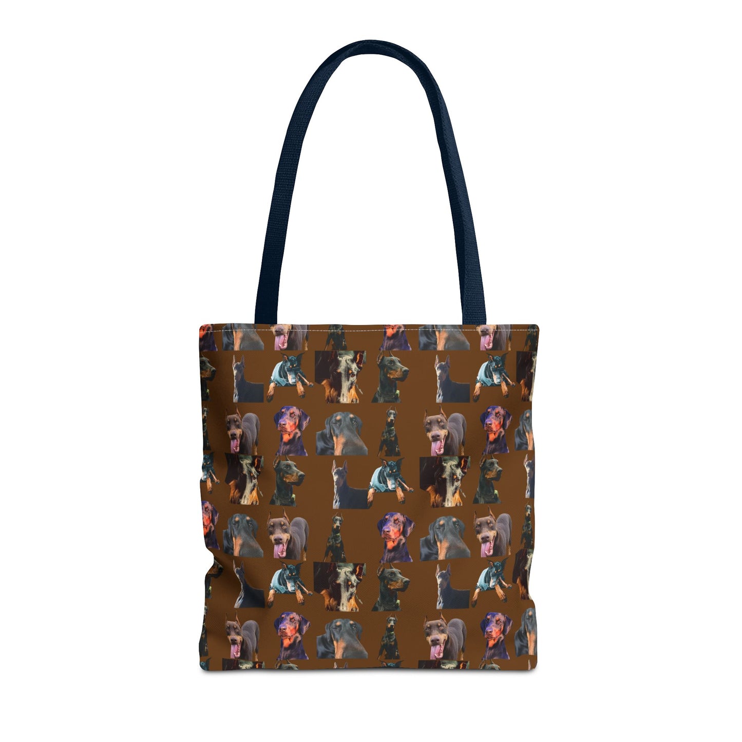 Edition 3 Doberman Model Pattern Brown Tote Bag