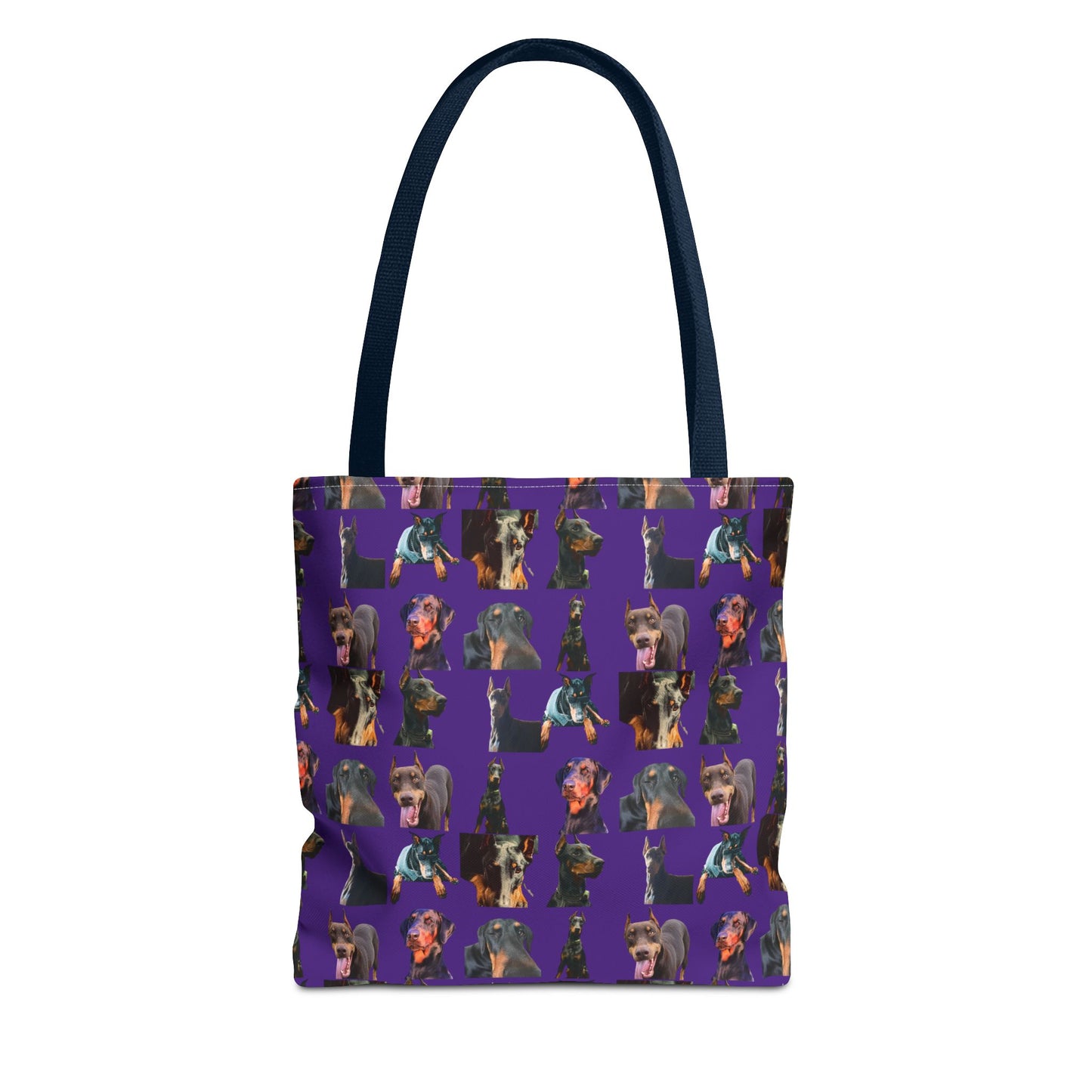 Edition 3 Doberman Model Pattern Purple Tote Bag
