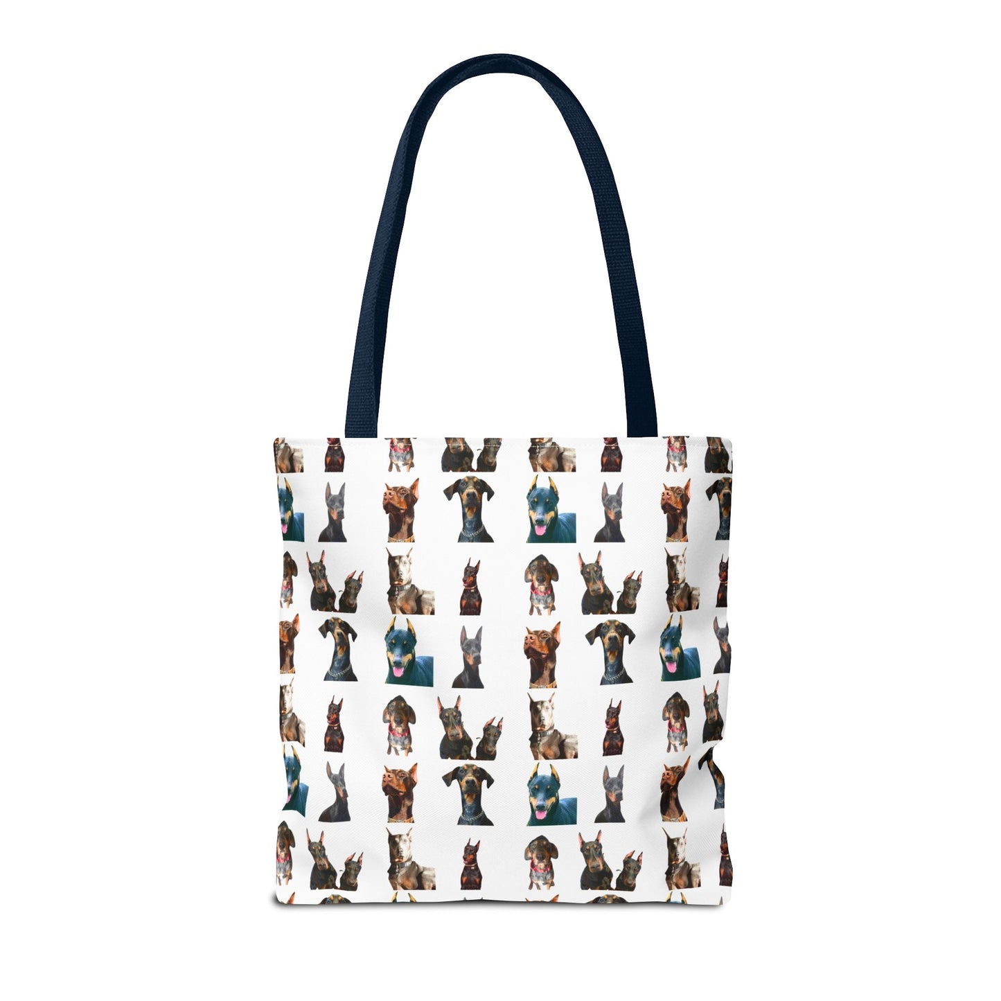 Edition 4 Doberman Model Pattern White Tote Bag