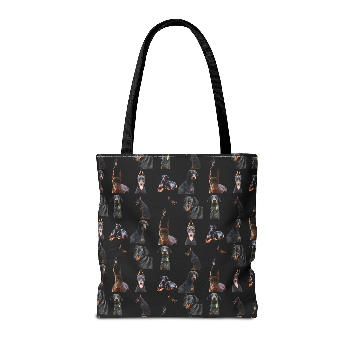 Edition 6 Doberman Model Pattern Black Tote Bag